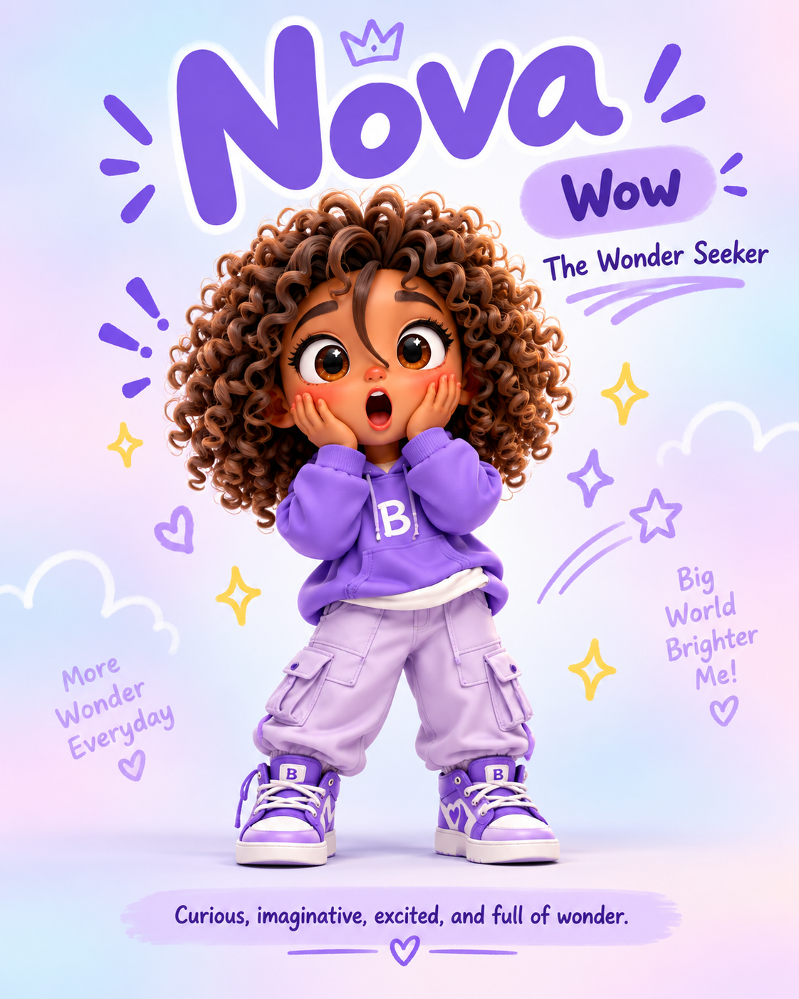Nova, the full-body wow Bodoji character poster